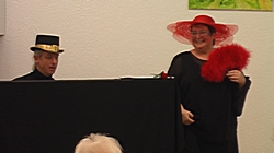 Barbara Metzdorf und ihr Begleiter